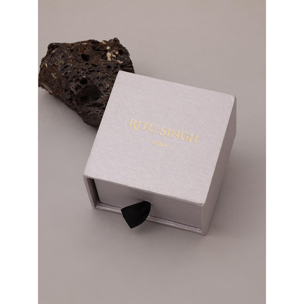 Ritu Singh Yellow Doublet Drop Earrings