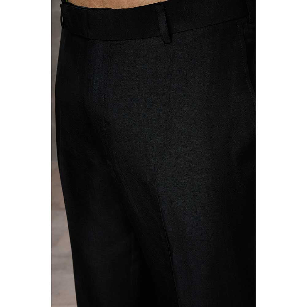 Rivaar by Rocky Star Green Signature Kurta with Pant and Nehru Jacket (Set of 3)