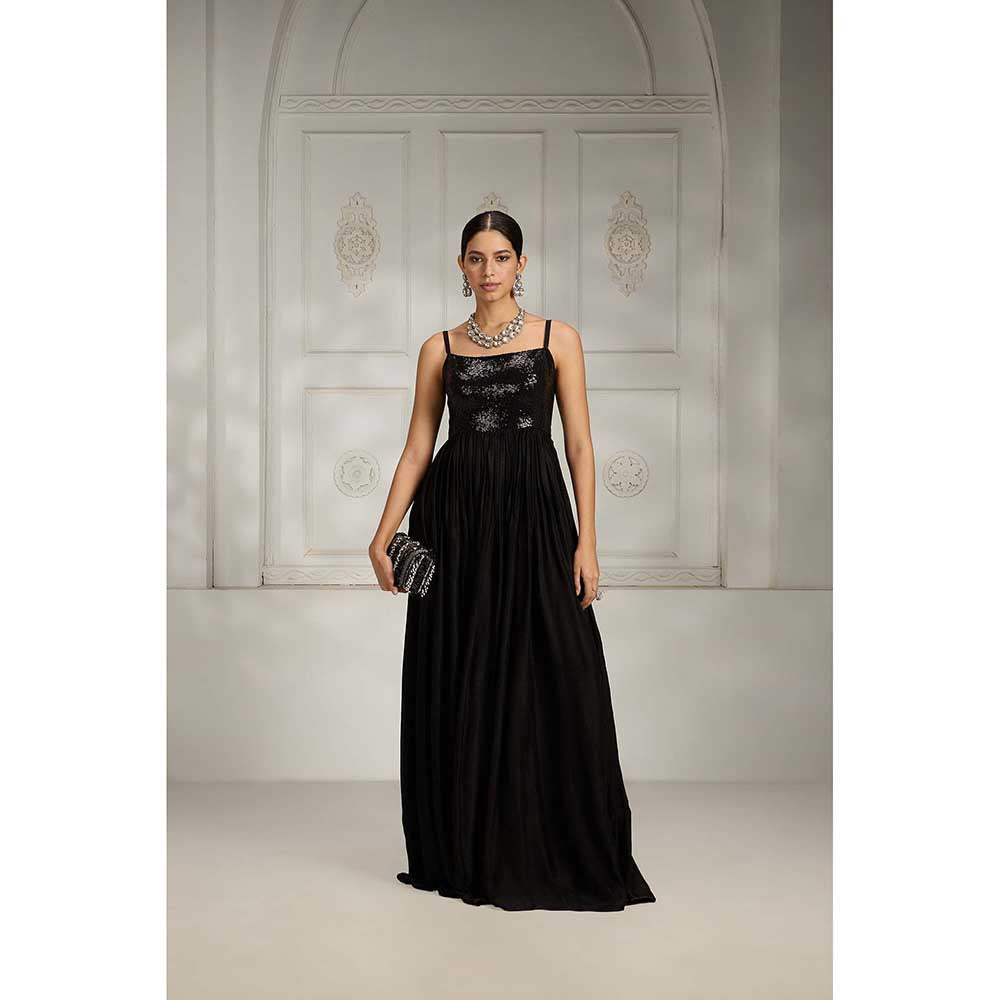 Rivaar by Rocky Star Black Sequence Maxi Dress
