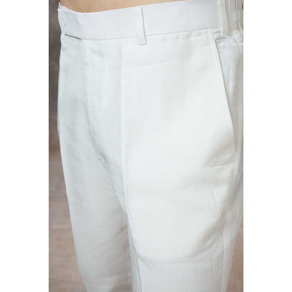 Rivaar by Rocky Star Pink Printed Sherwani (Set of 2)