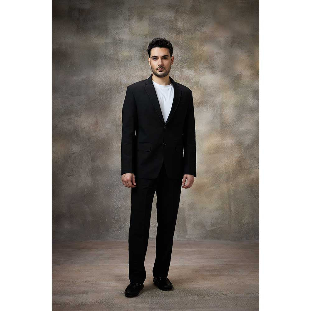 Rivaar by Rocky Star Black Solid Blazer