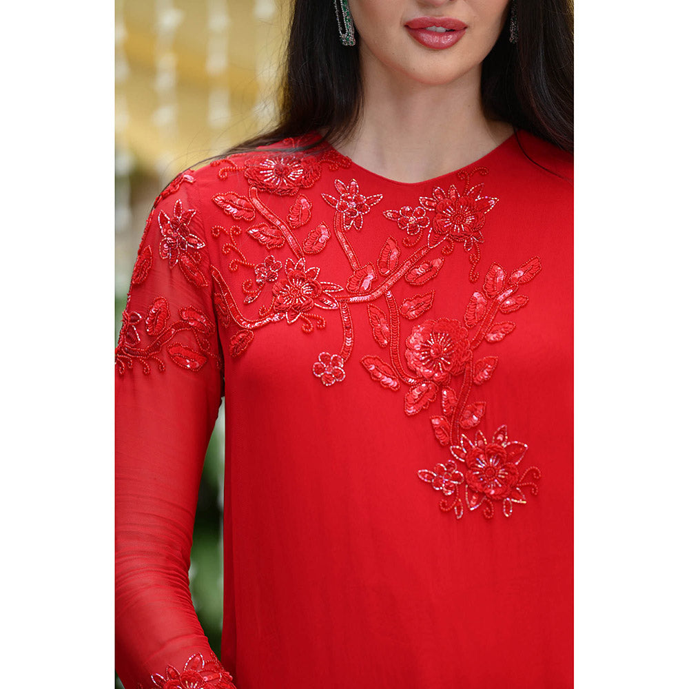 Rococo Rosella Co-Ord - Red (Set of 2)