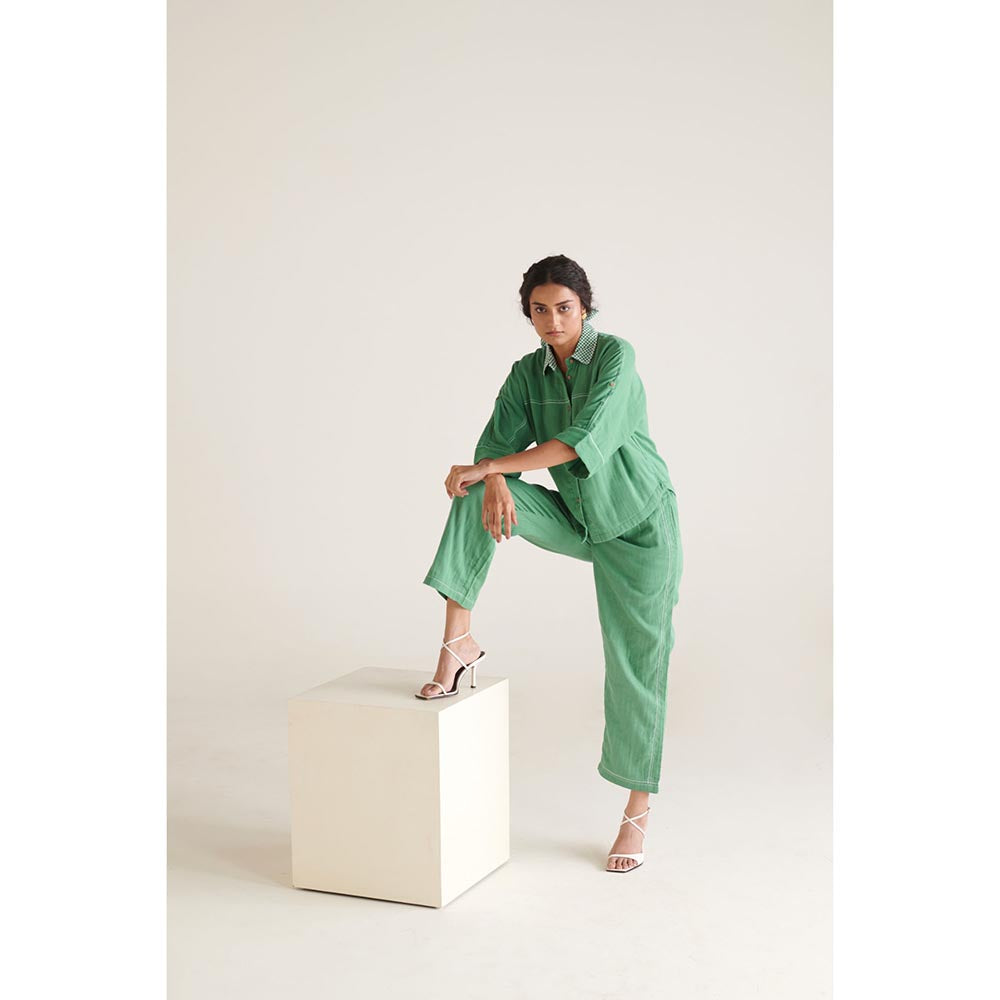 ROHO Arlo Short Green Shirt