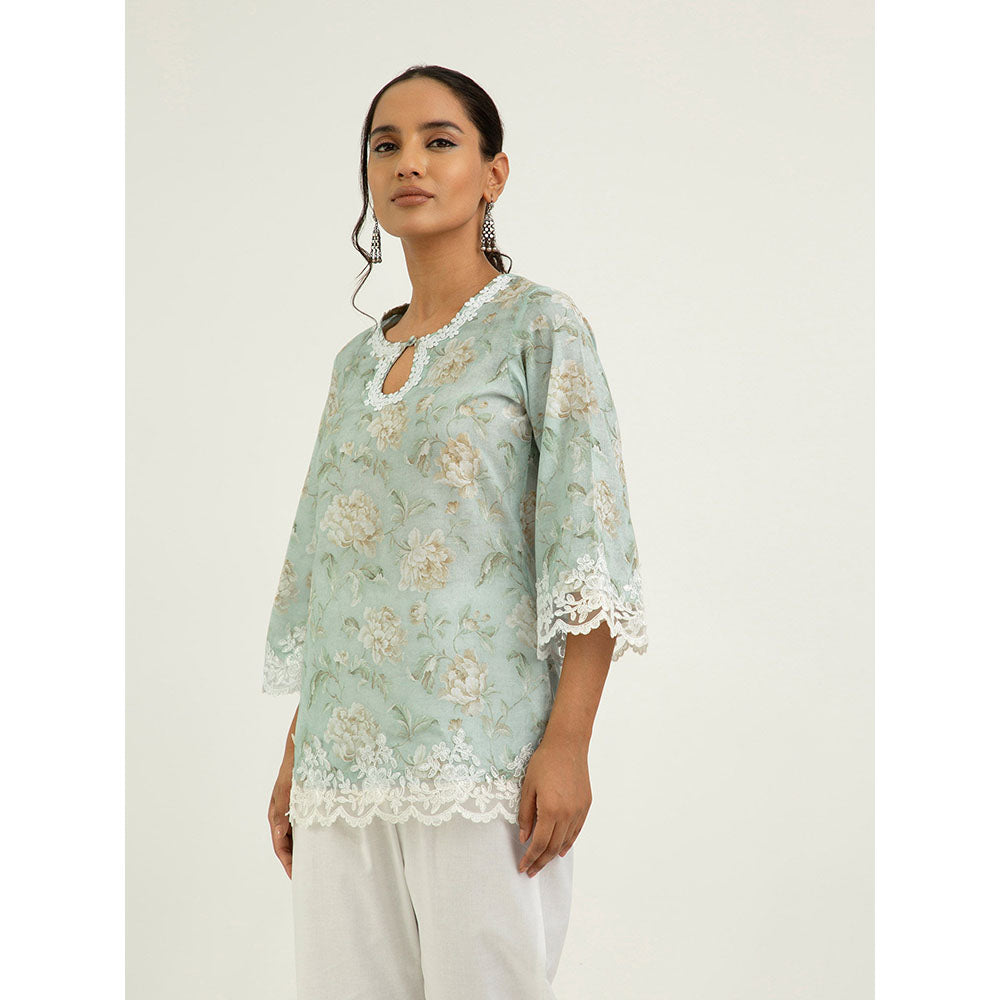 Roze Zeel Kurti - Green