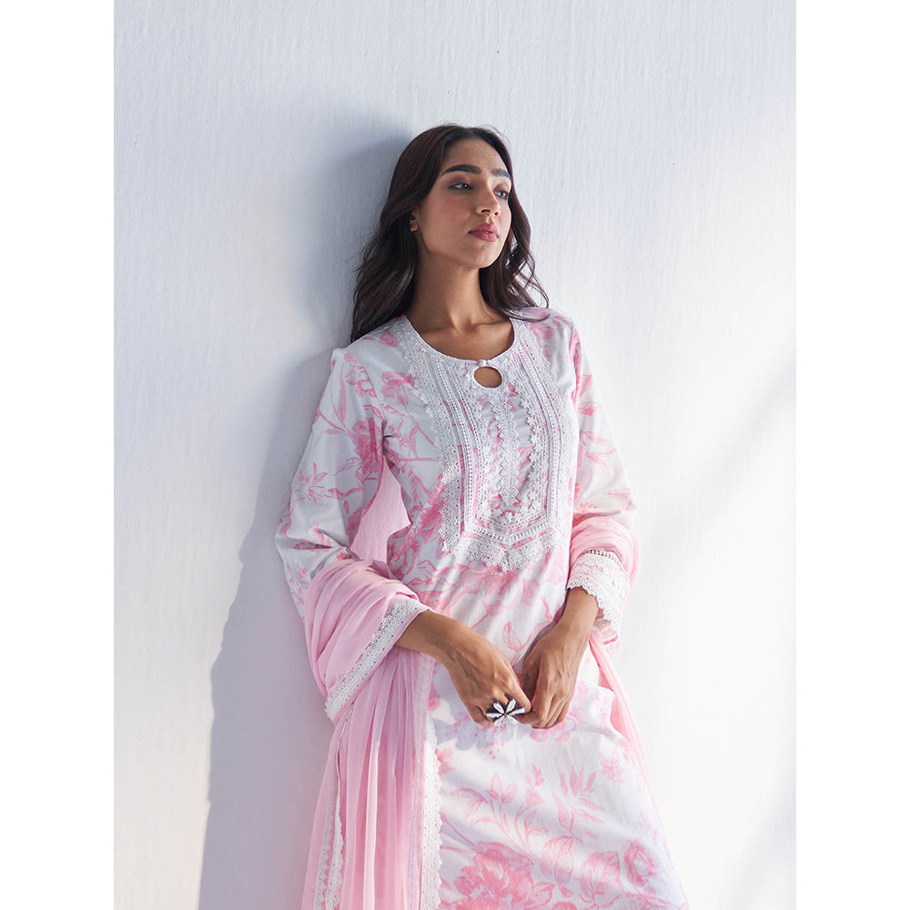 Roze Raya Pink Kurta