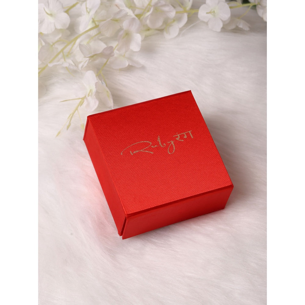 Ruby Raang Studio Pearl Kundan Jhoomar