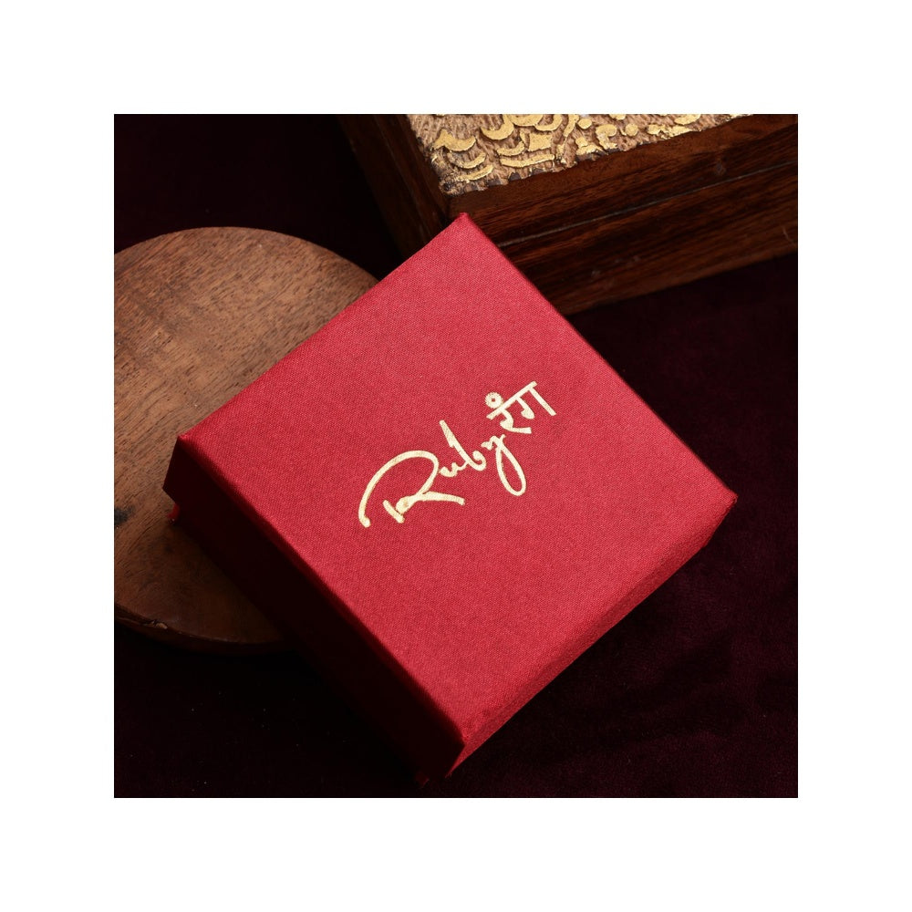 Ruby Raang Studio Oversized Emerald Cocktail Ring