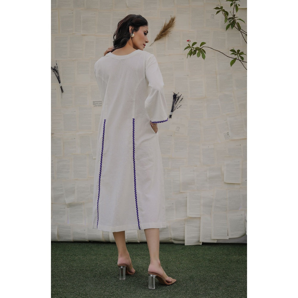 Ruhm White Adara Dress