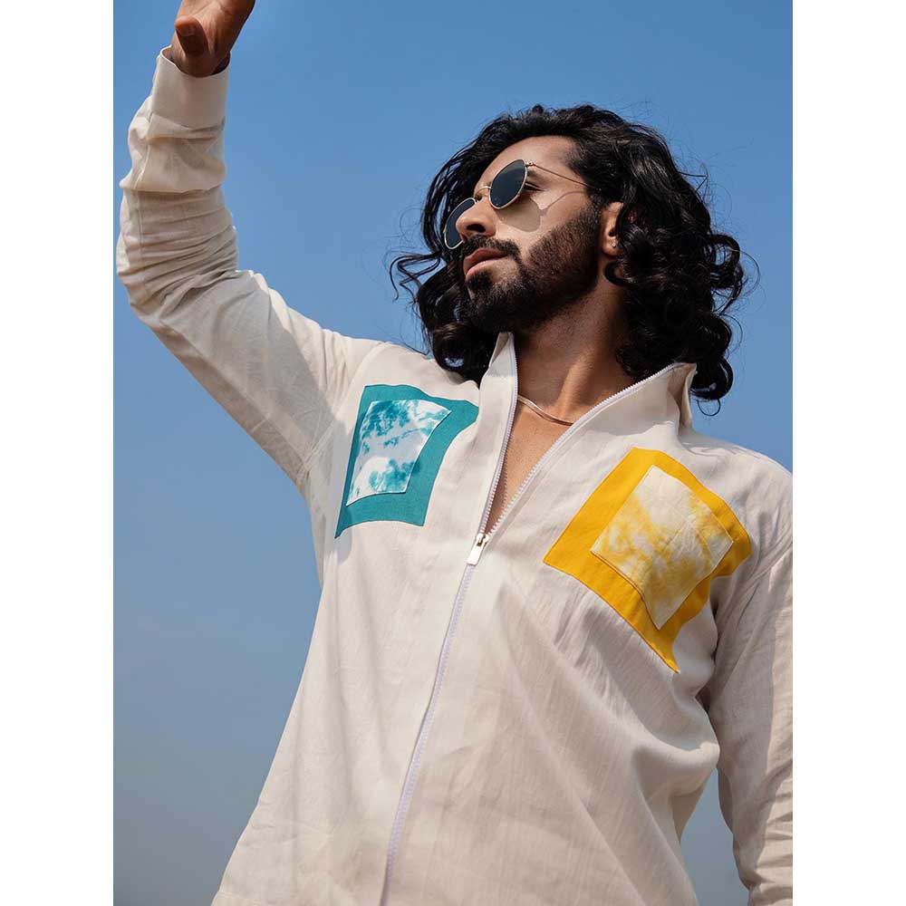 Runit Gupta Men Pocket Splash Shacket