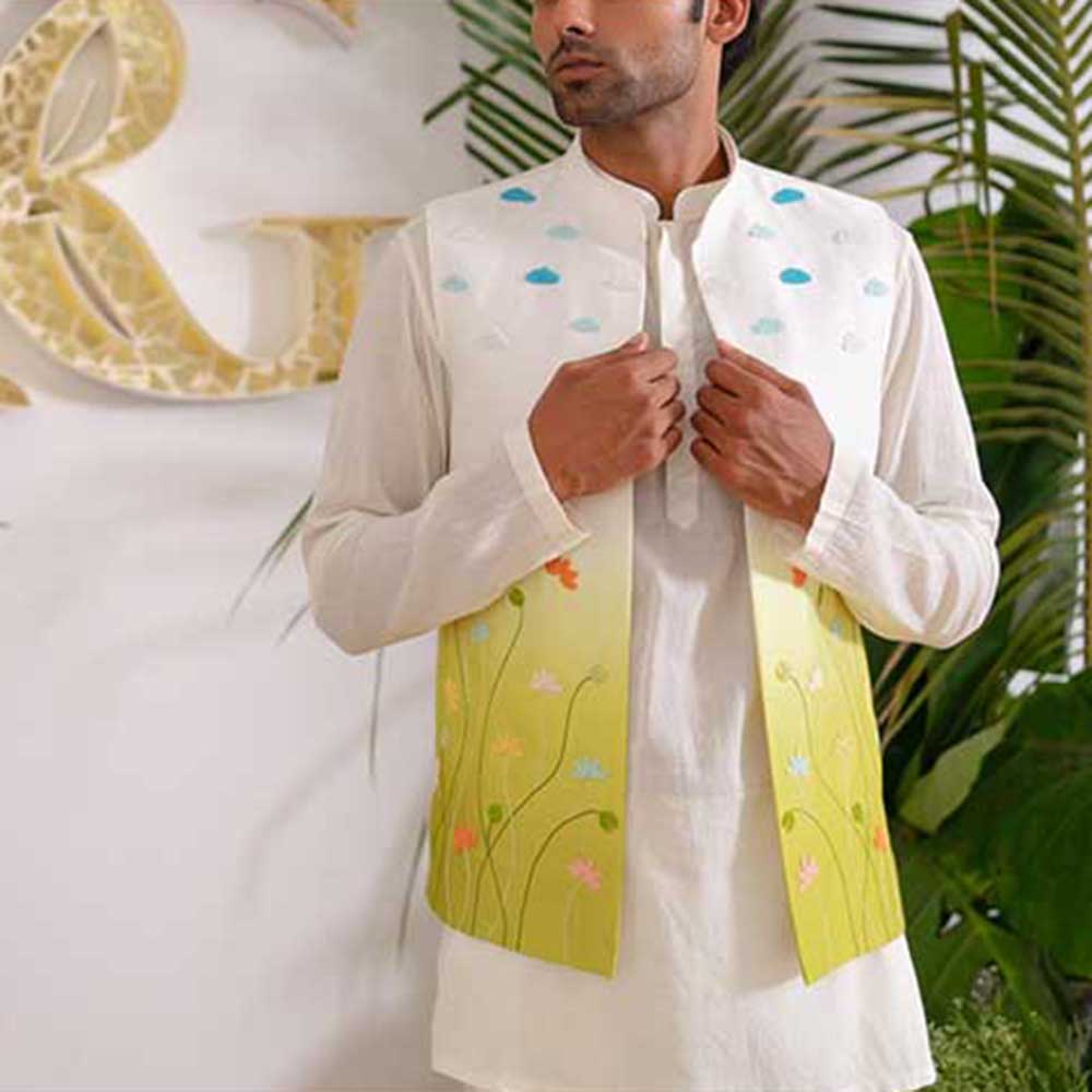 Runit Gupta Flora Aura Bundi Jacket