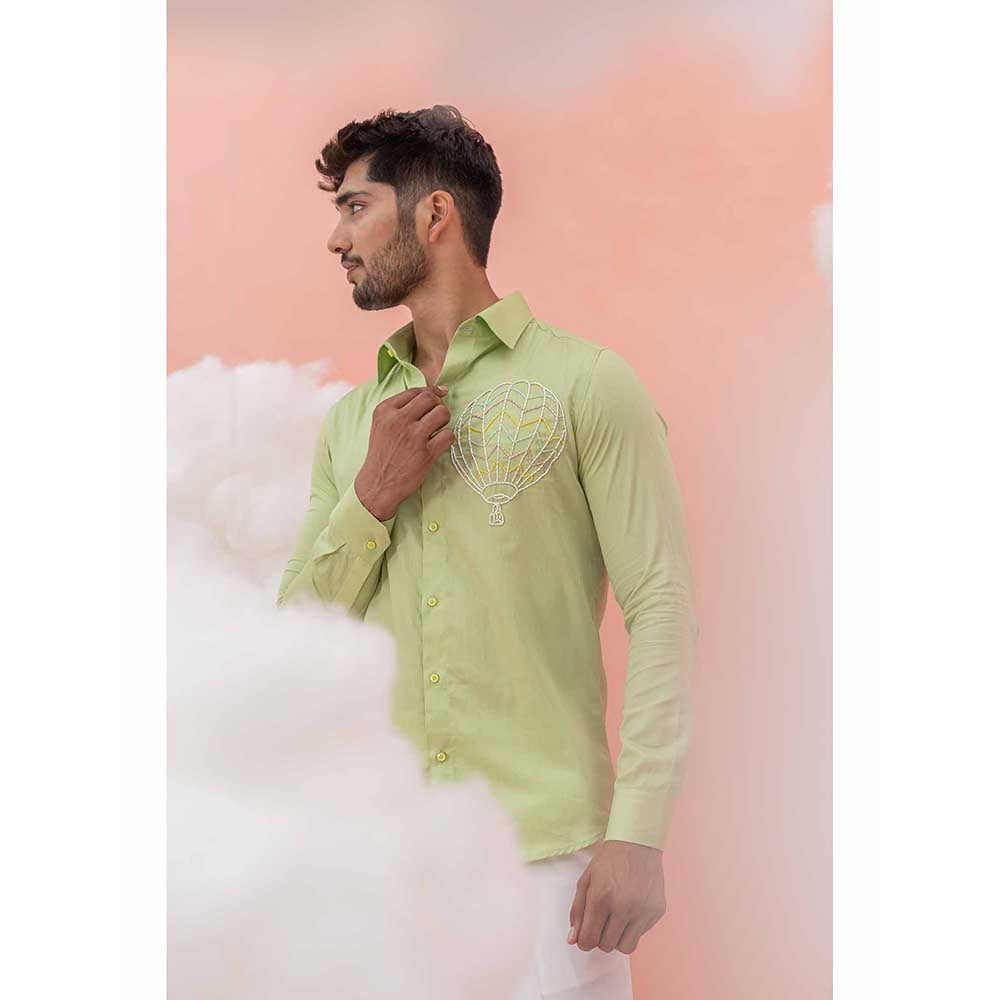 Runit Gupta Green Balloon Vacay Shirt