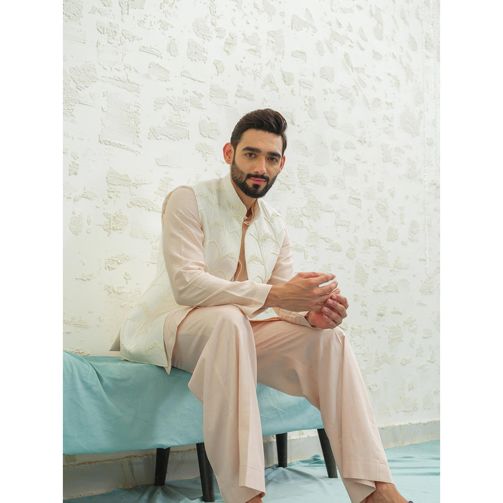 Runit Gupta Multiarc Ivory Nehru Jacket