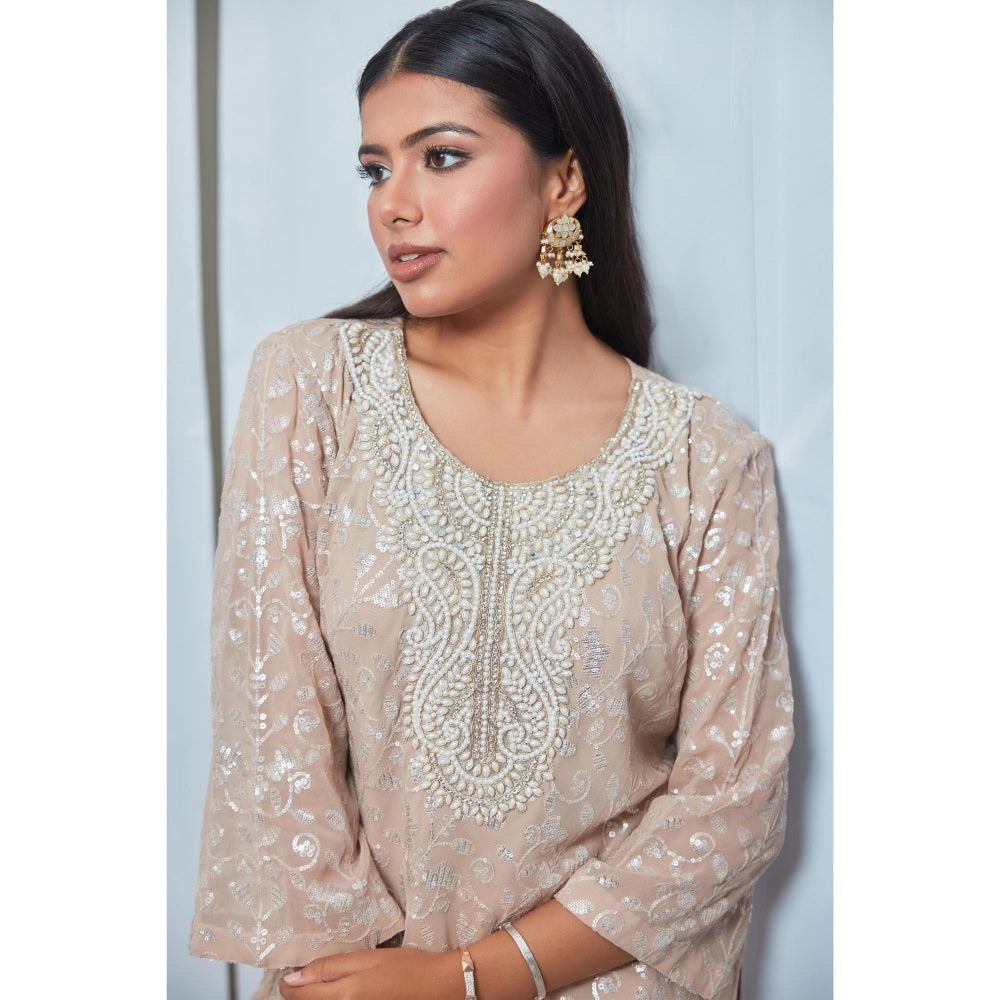 Saaj by Ankita Mauve Sequin Shimmer Co-Ord Set