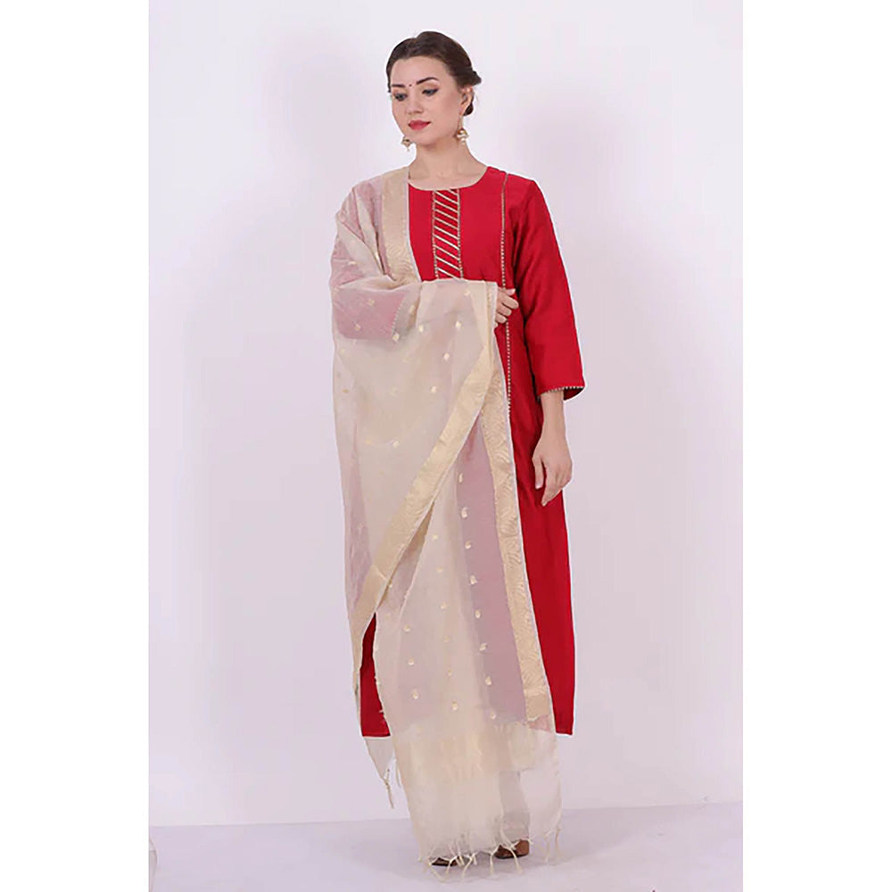 Saatvikei Kaavya - Red Kurta