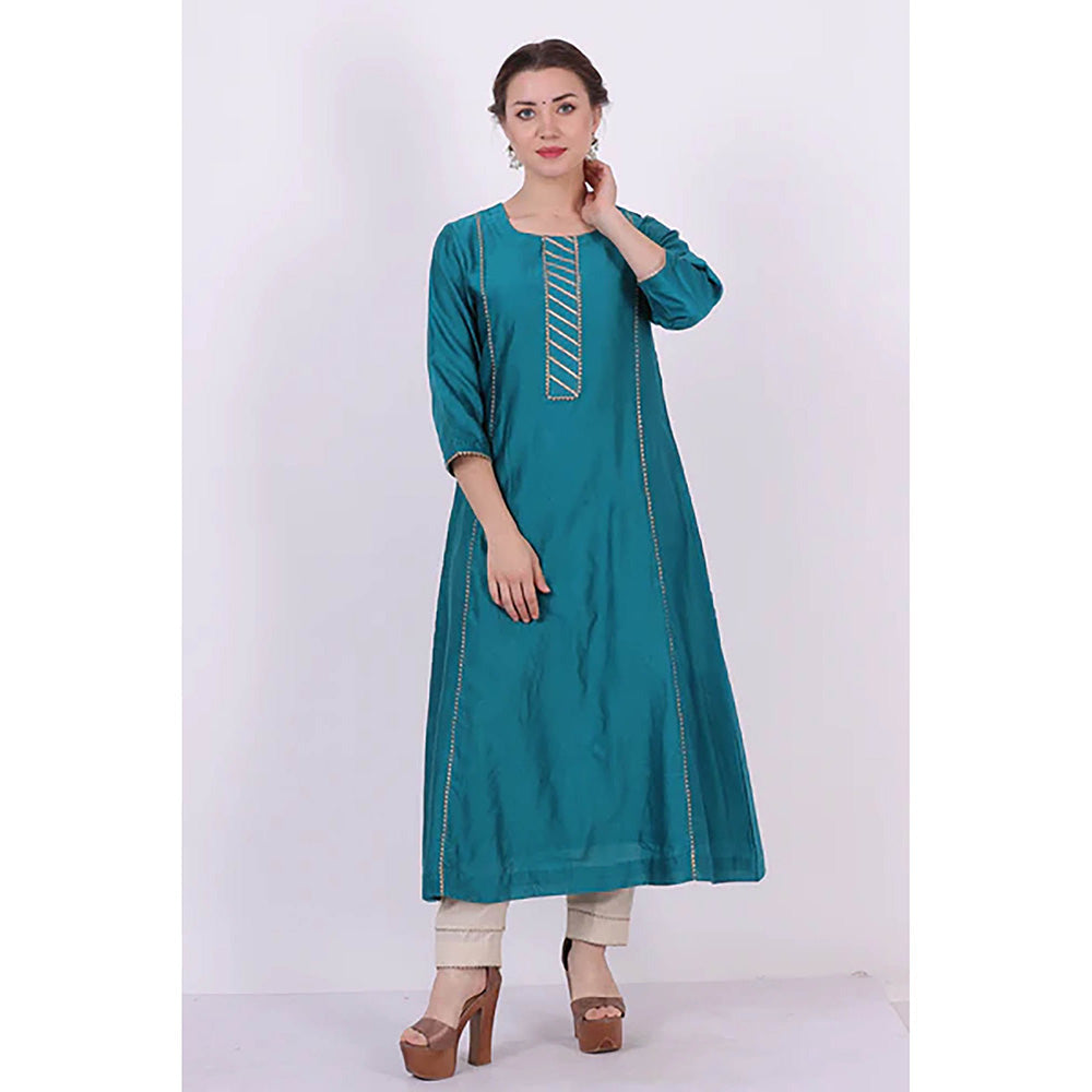 Saatvikei Kaavya - Turquoise Kurta