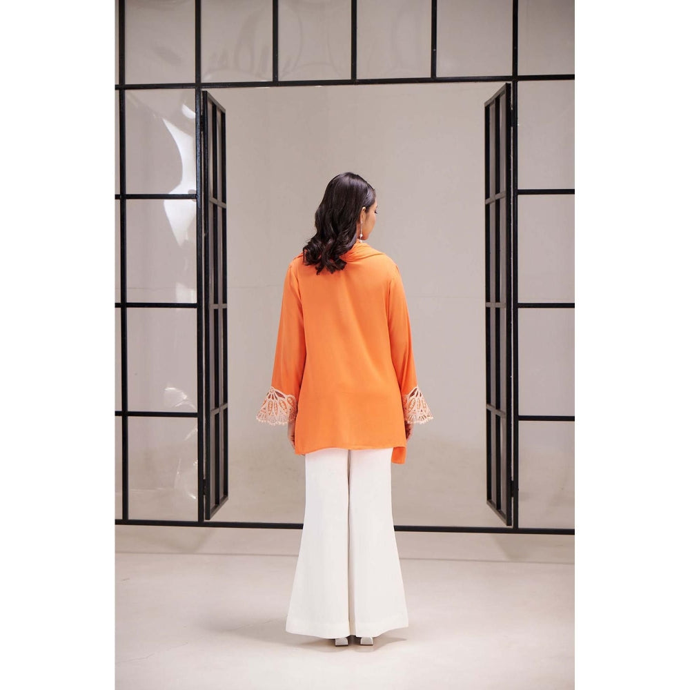 SAKSHI G CHAWLA Orange Mabel Shirt