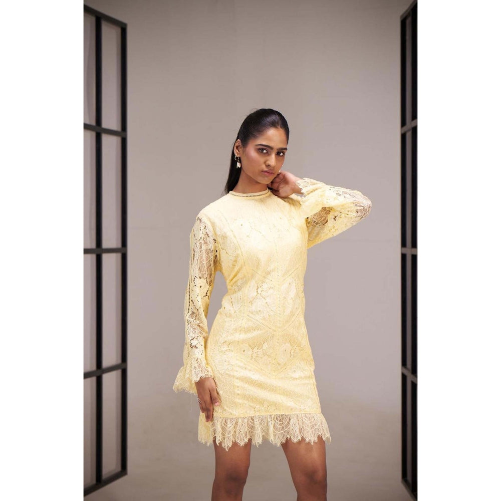 SAKSHI G CHAWLA Yellow Astroil Dress