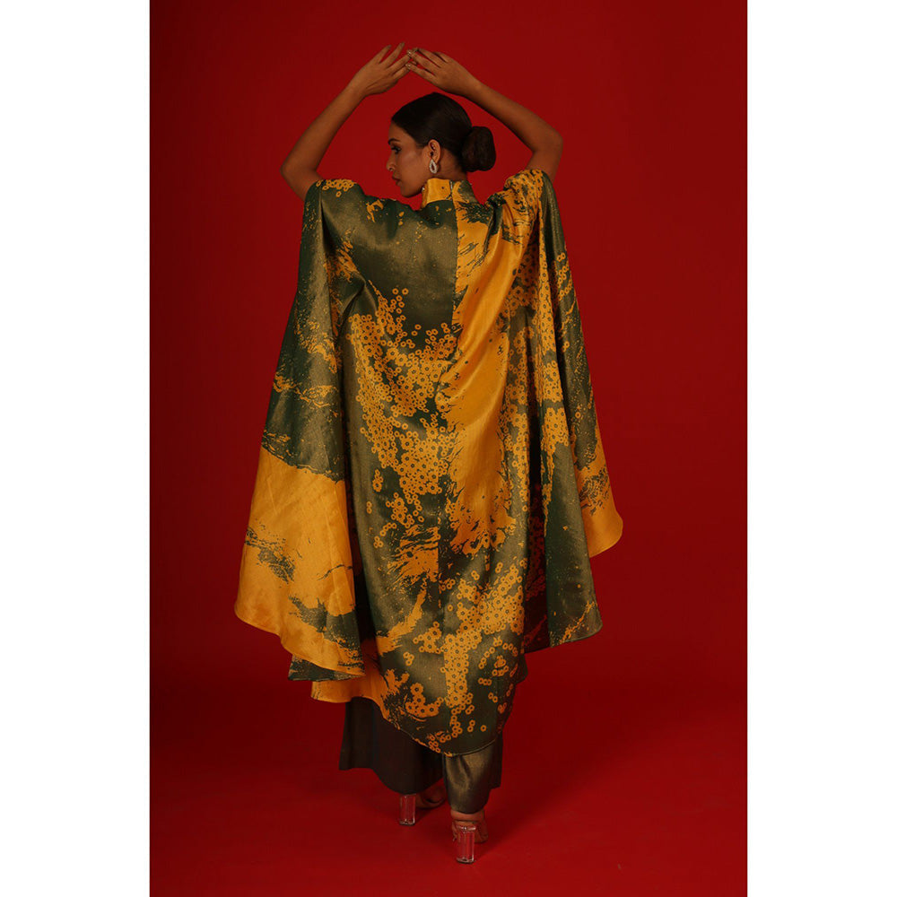 Saksham & Neharicka Kaftan Style Multi-Color Dress