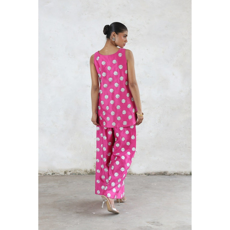 Saksham & Neharicka Pink Philia Co-Ord (Set of 2)