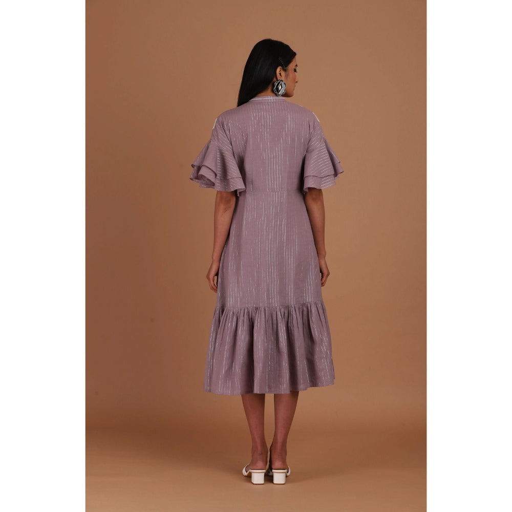 Sandhya Shah Lavender Bloom Dress