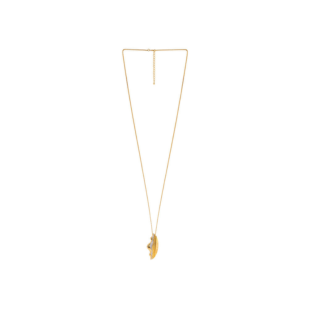 Shaze Cubic Zirconia Gold Plated Pendant