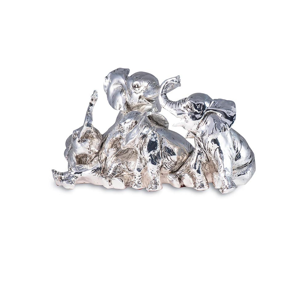 Shaze Silver Tusklets Figurine