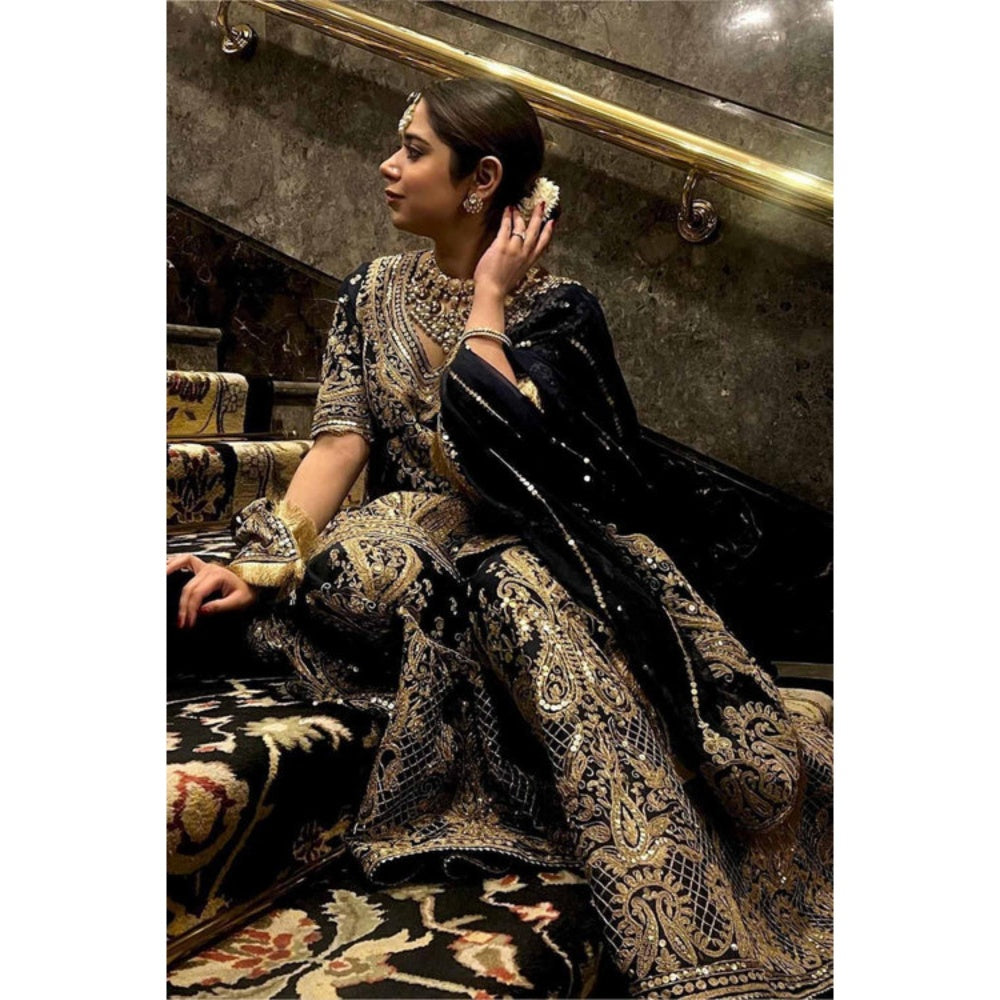 Sheetal Batra Tarini Bhatia In Aafiya - Blue Kurta , Sharara And Dupatta Set