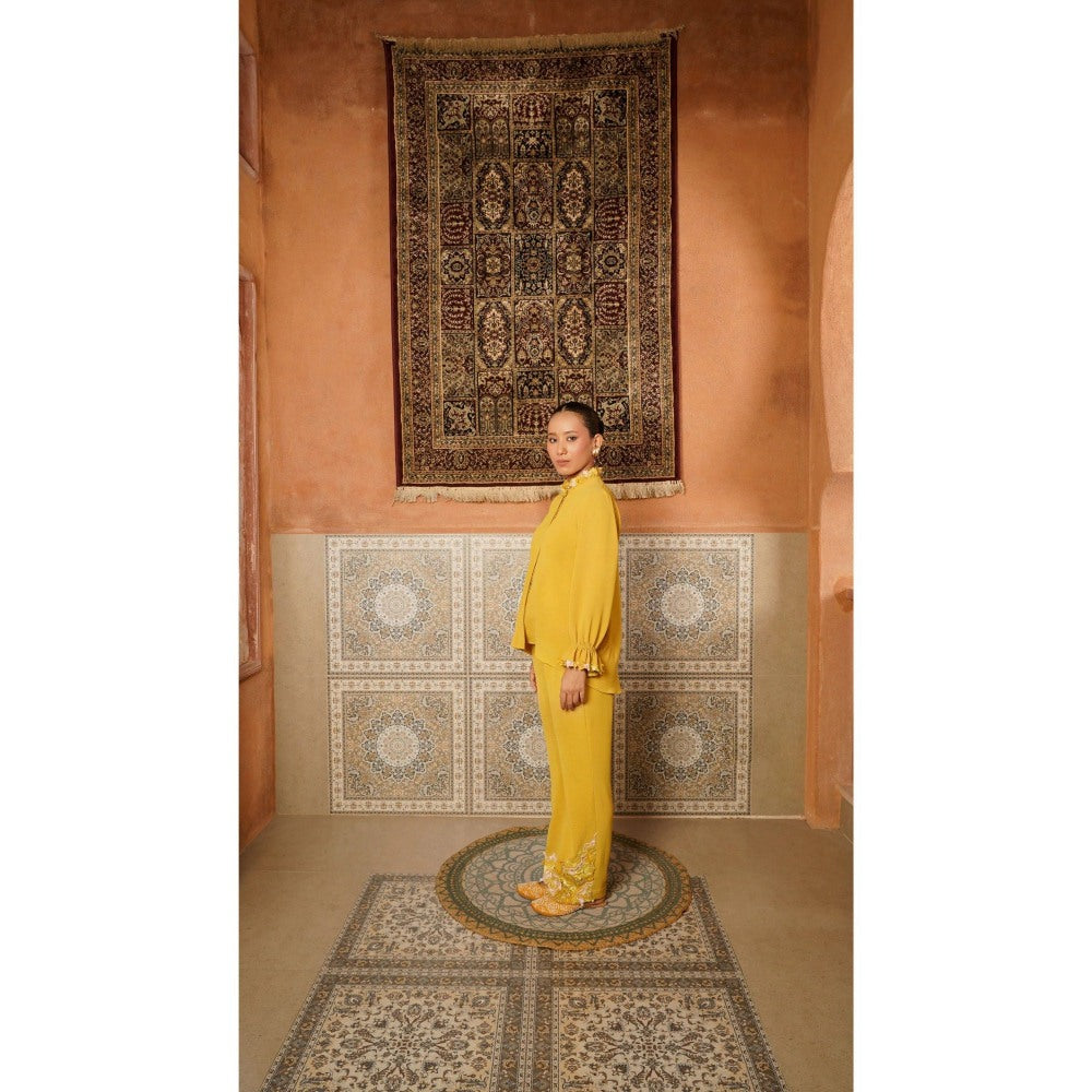 Shilpsutra Mustard Co-Ord Set