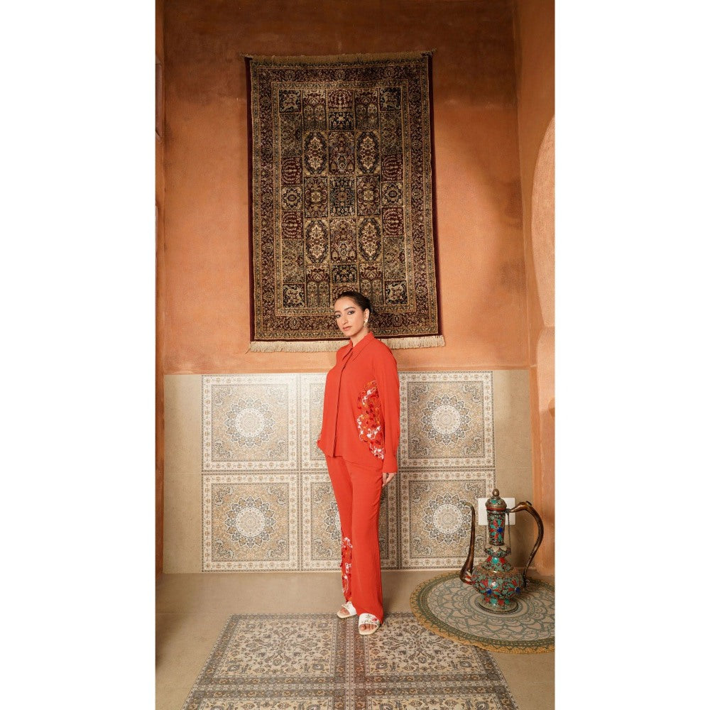 Shilpsutra Orange Co-Ord Set