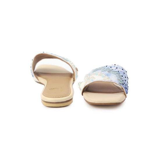 Shilpsutra Women White Sea Weave Flats