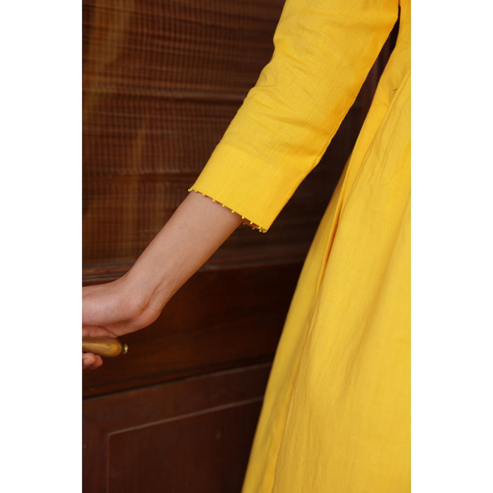 Shibui Flamingo Yellow Kurta