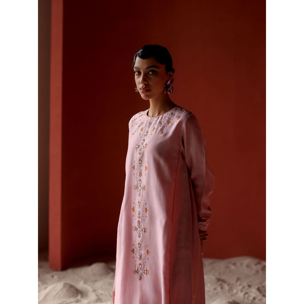 SHIKHA MEHTA Zavi Kurta with Palazzo (Set of 2)