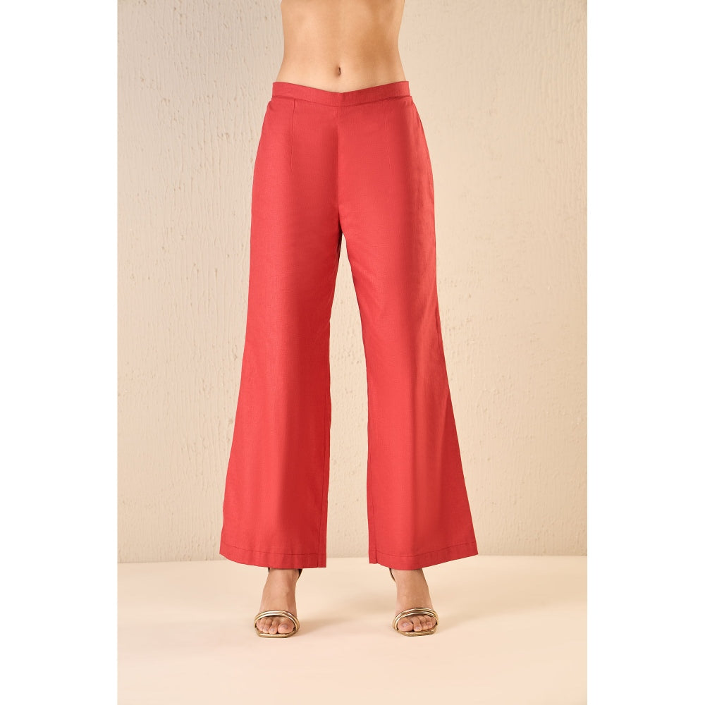 Shivani Bhargava Rose Dream Red Oversize-Ord (Set of 2)