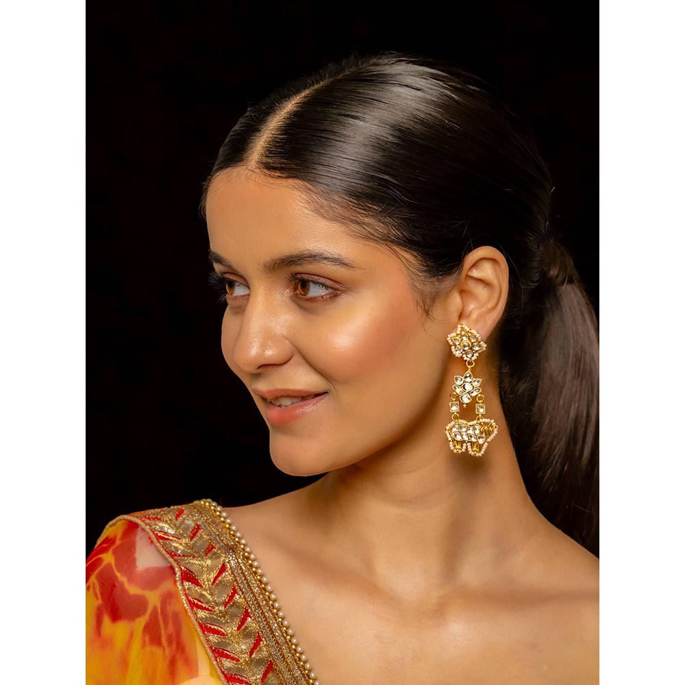Shlok Jewels Sita Danglers Earrings
