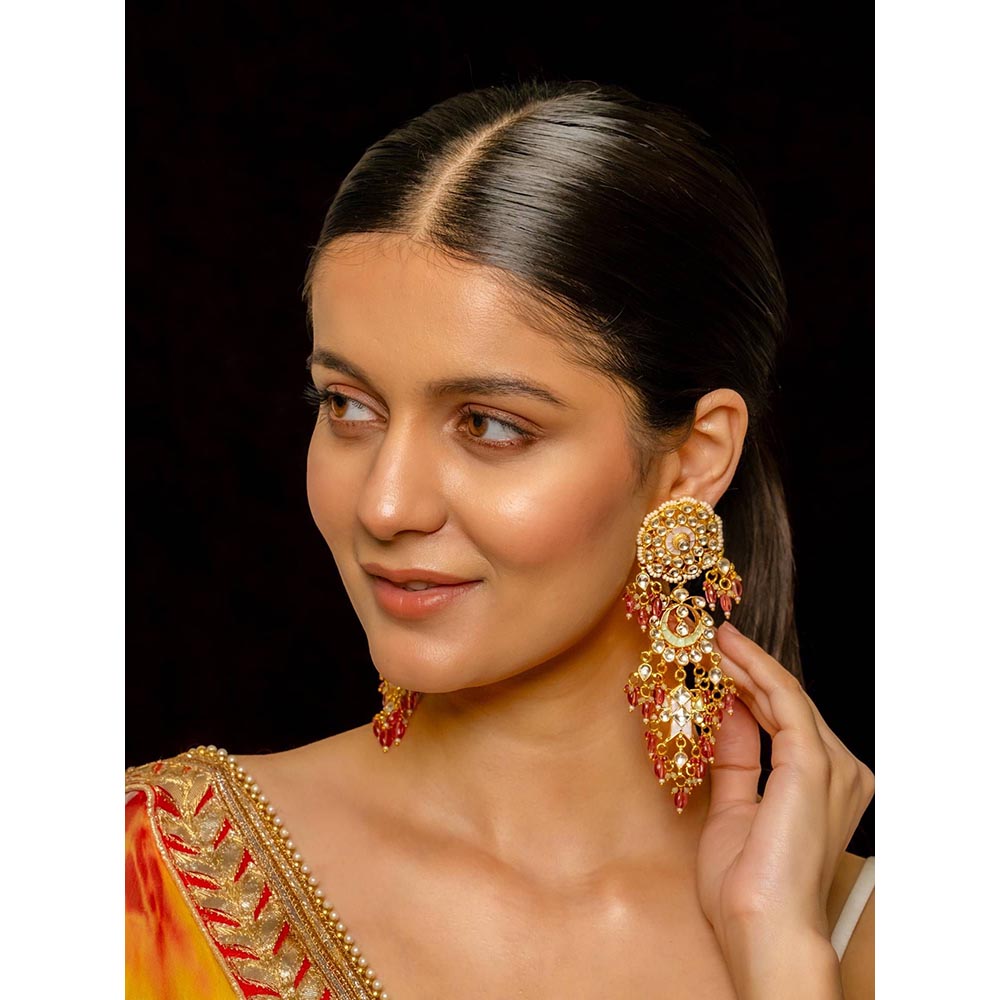 Shlok Jewels Tesha Danglers Earrings