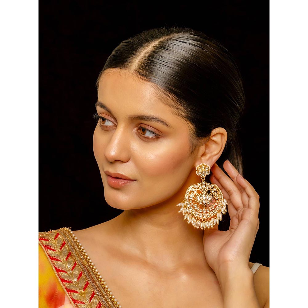 Shlok Jewels Madhu Chandbali Earrings