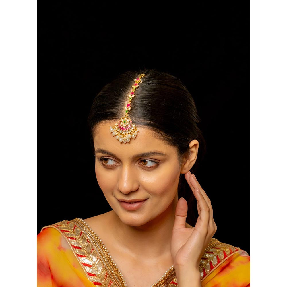 Shlok Jewels Noura Maang Tika