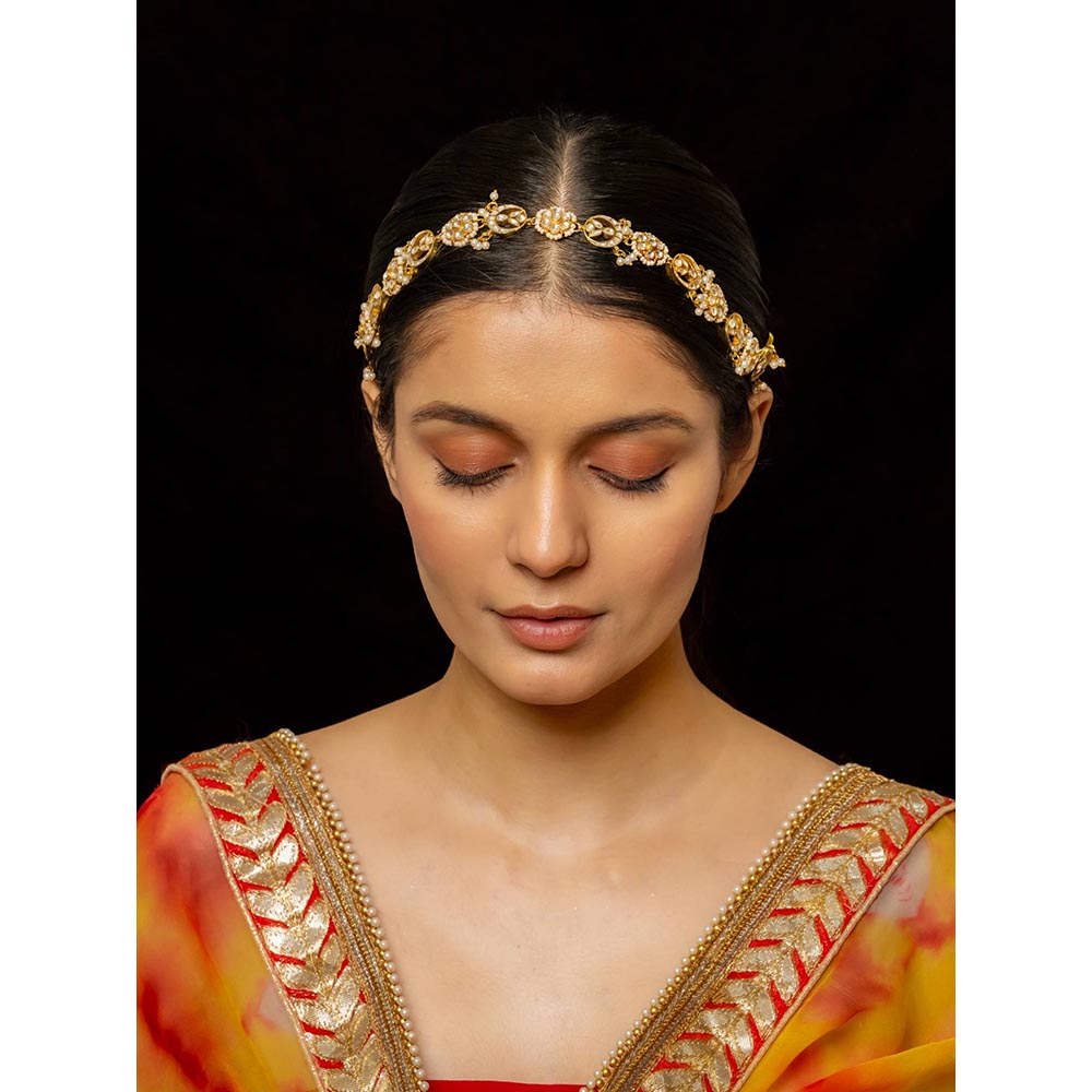 Shlok Jewels Vishnupriya Head Band