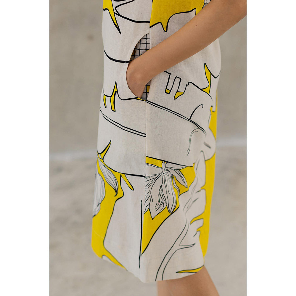 Silai Studio Plantain Orchard Dress