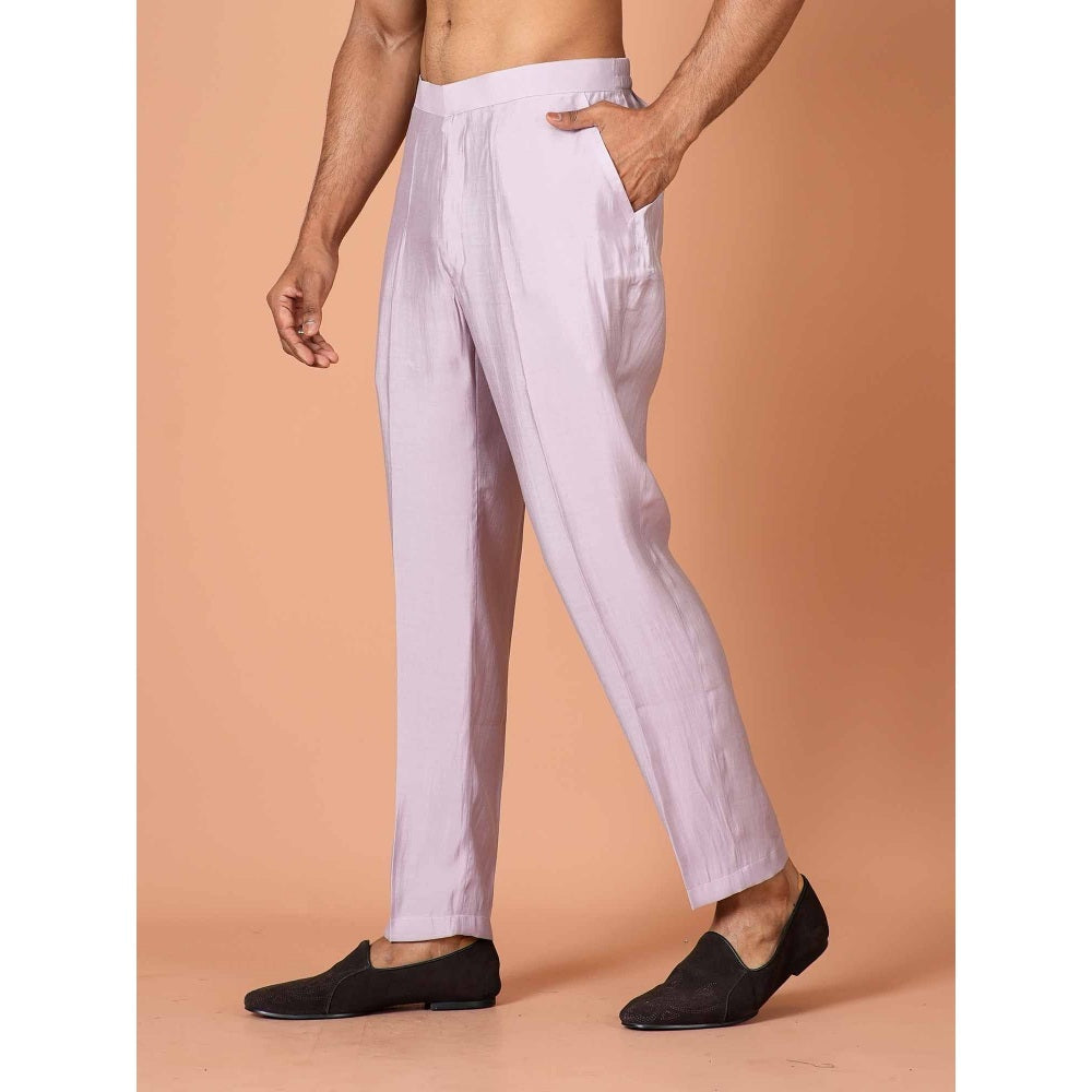 Simaaya Lavender Premium Quality Silk Made Designer Pyjamas
