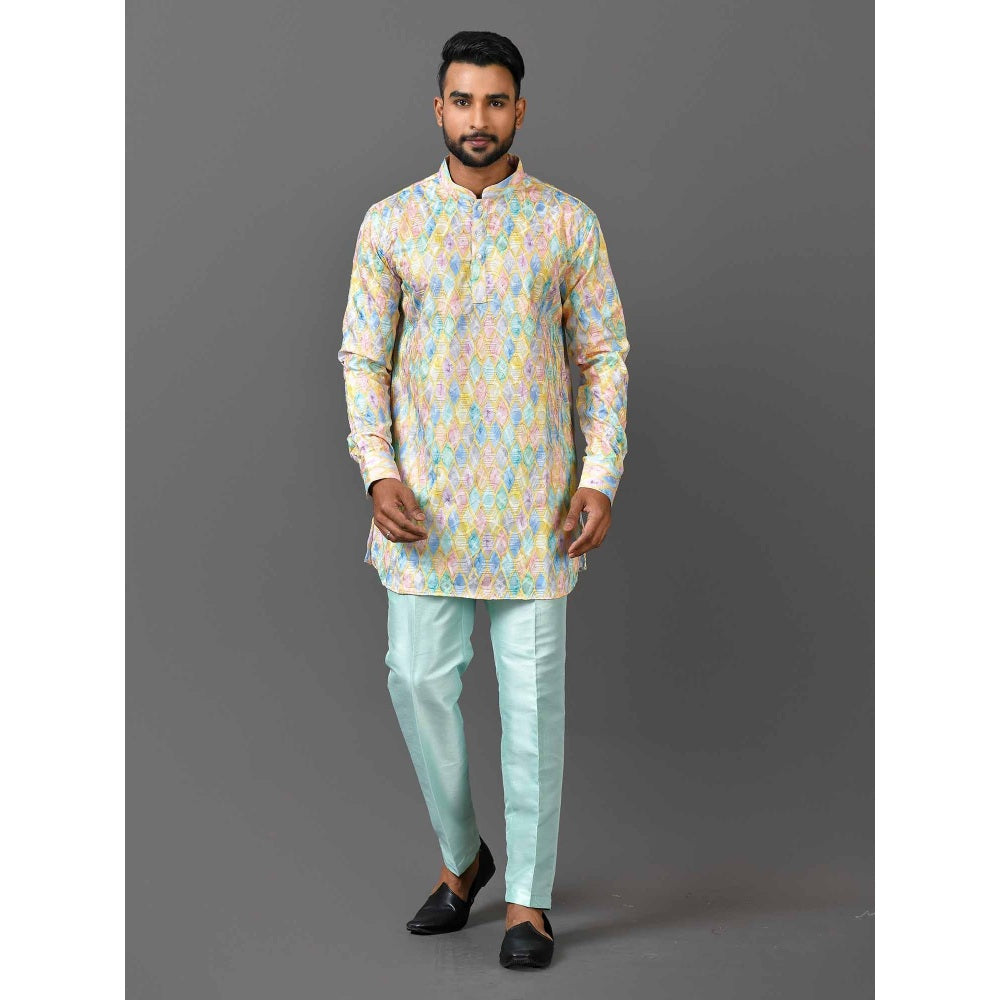 Simaaya Multi-Colour Premium Quality Satin Made Short Kurta