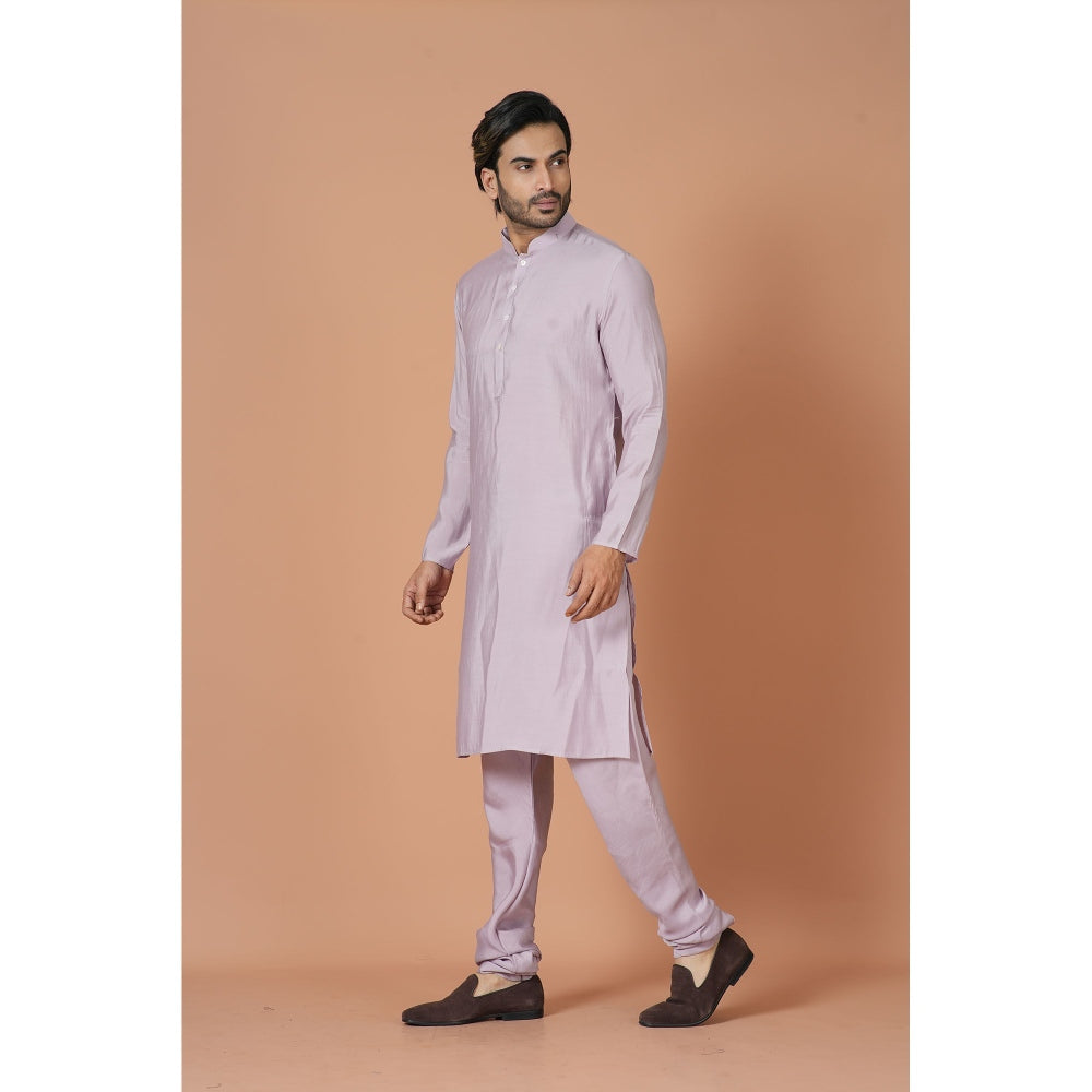 Simaaya Purple Premium Quality Silk Made Kurta for Men