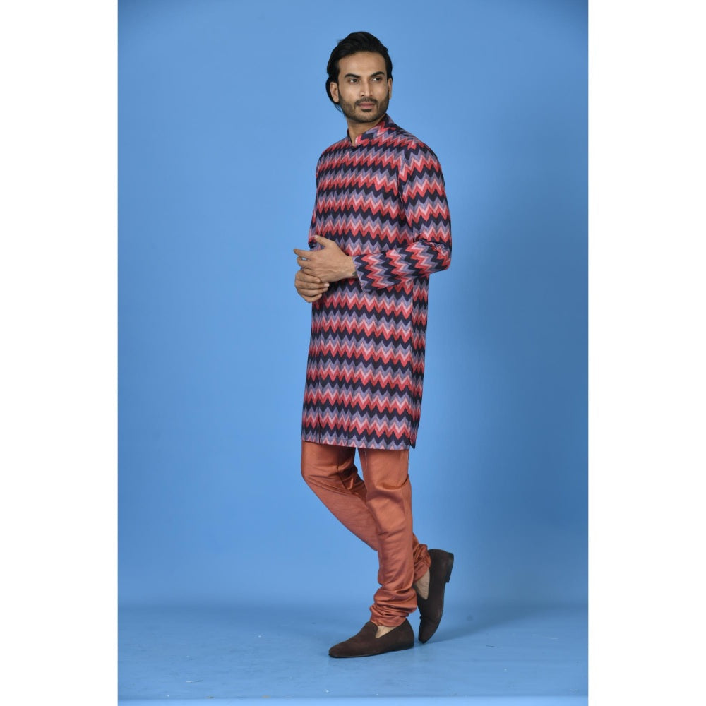 Simaaya Premium Quality Linen Made Kurta for Men- Black