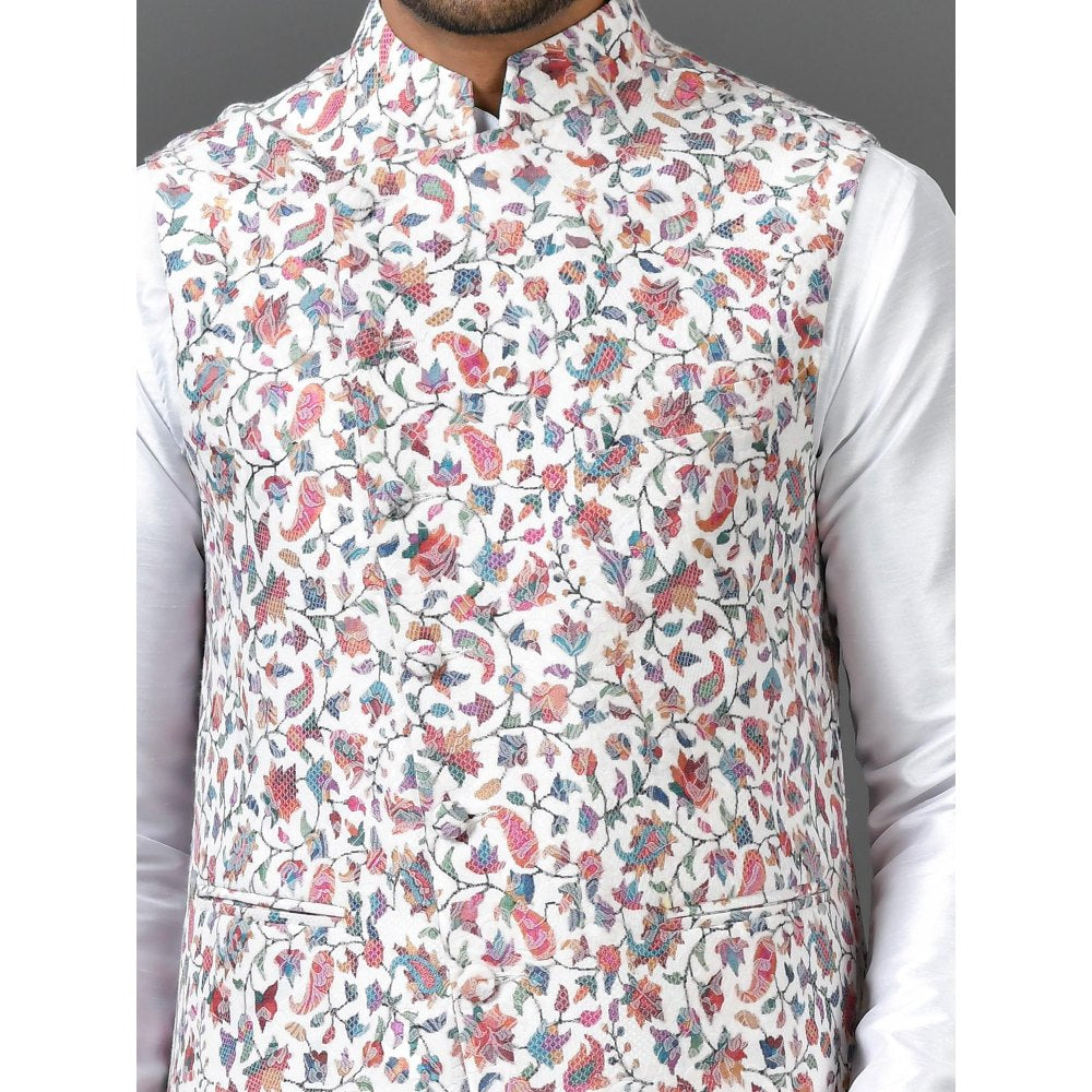 Simaaya Premium Quality Cotton Silk Made Nehru Jackets for Men