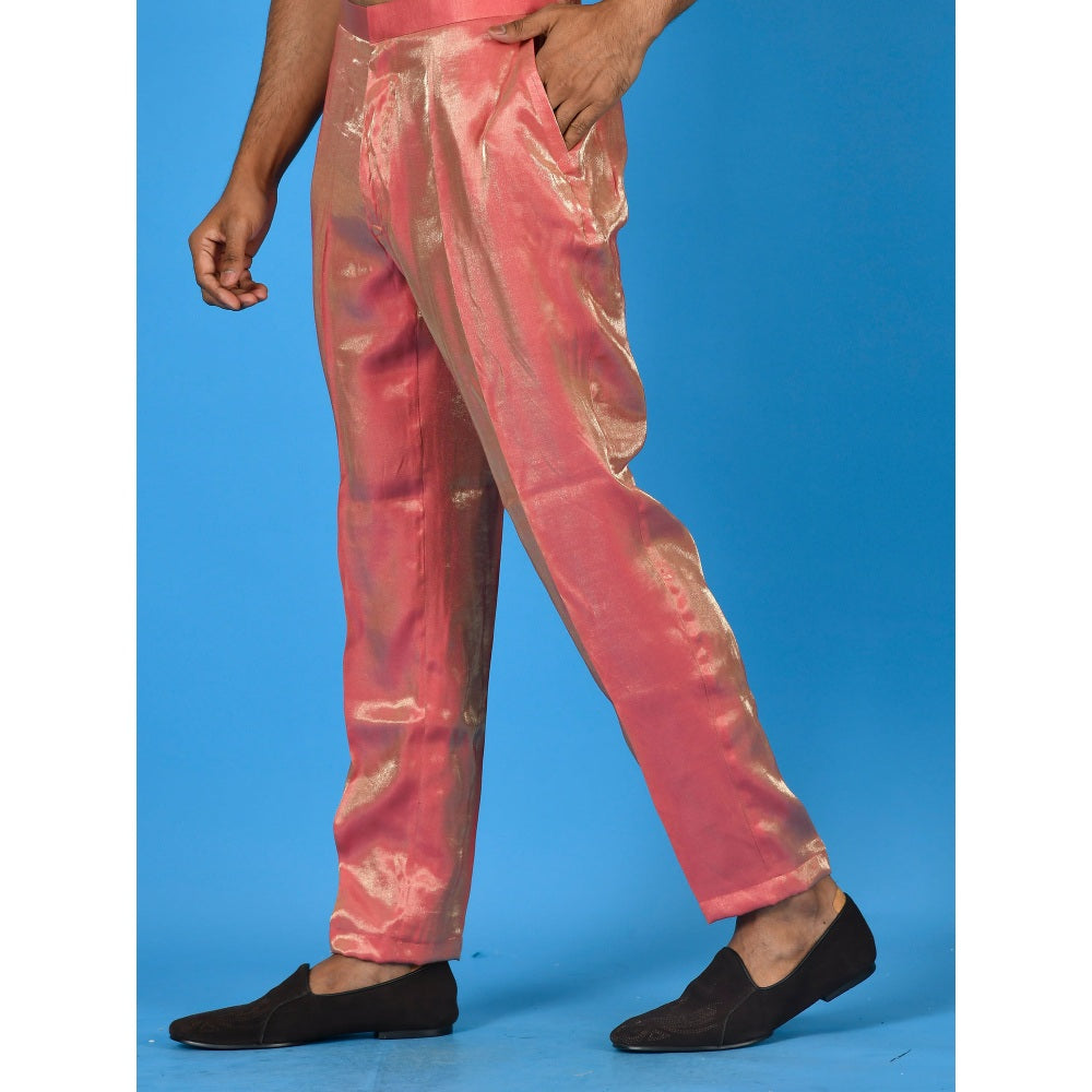 Simaaya Premium Quality Satin Made Bottoms for Men- Pink