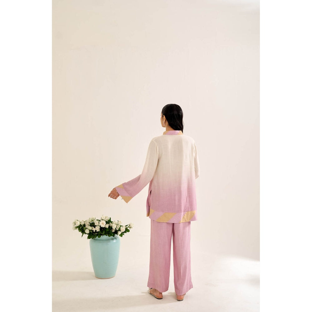 Siyona by Ankurita Purple Chui Mui Co-Ord (Set of 2)