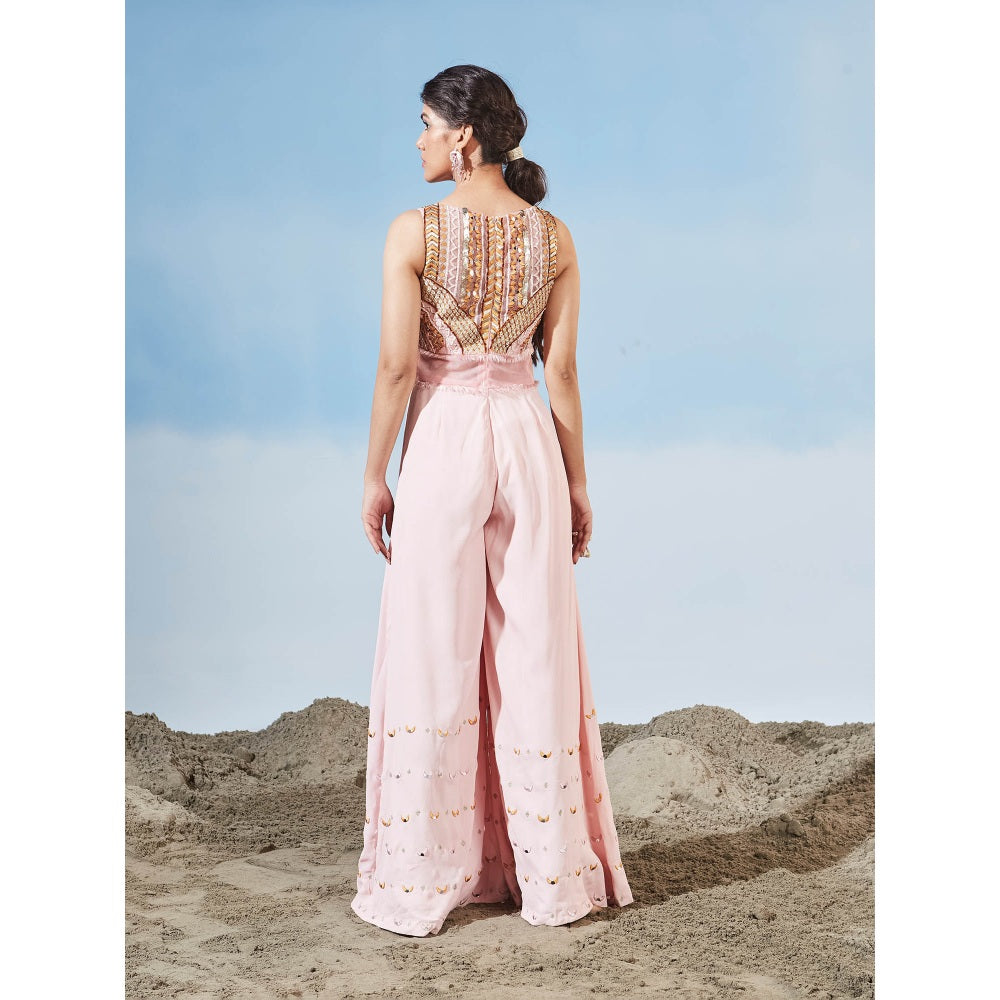 Siyona by Ankurita Pink Sunset Jumpsuit