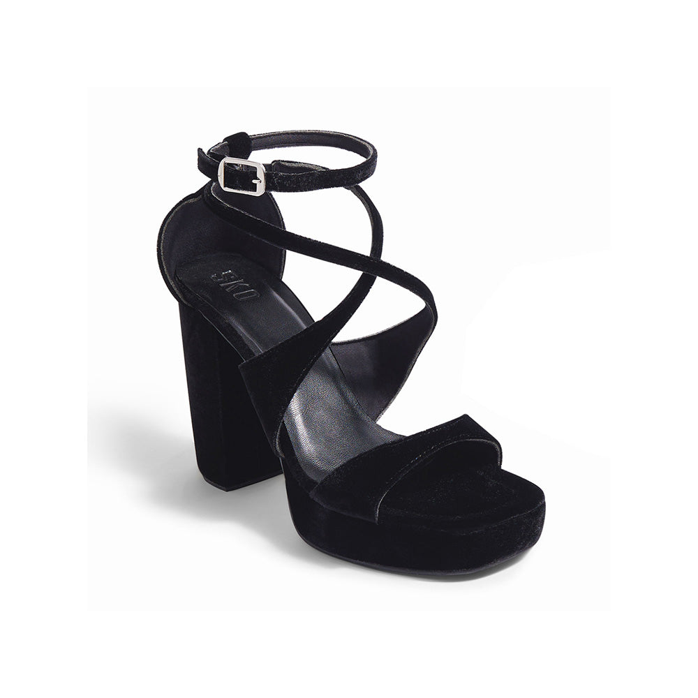 SKO Monica Black Heeled Sandals