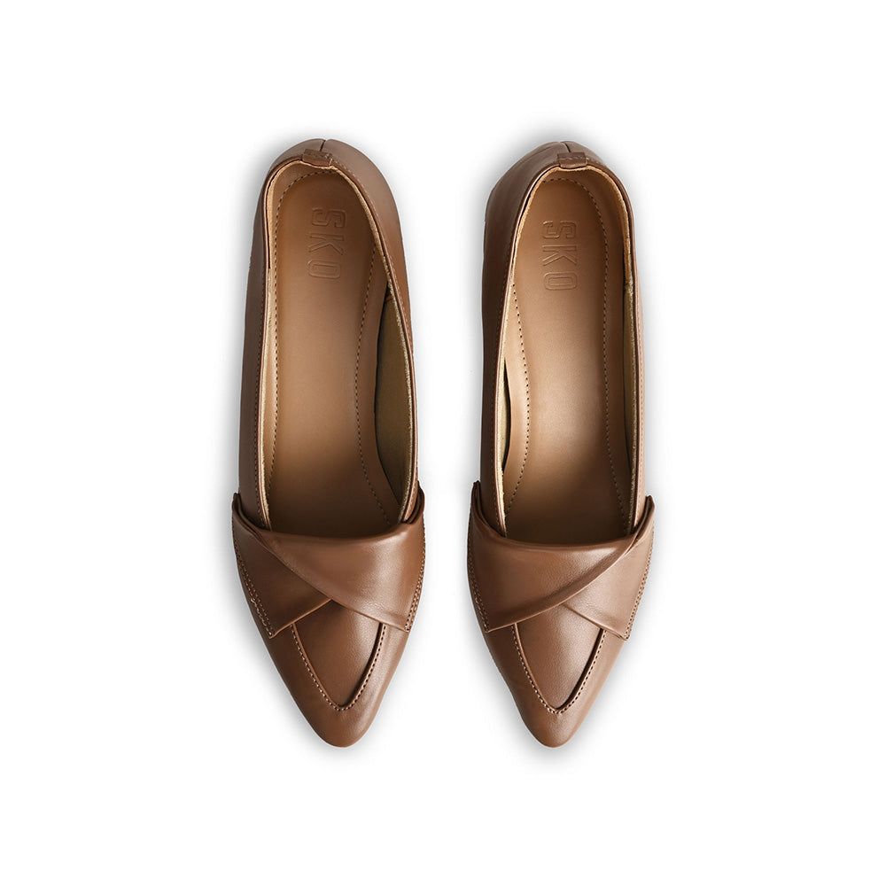 SKO Courtney Mud Brown Pumps