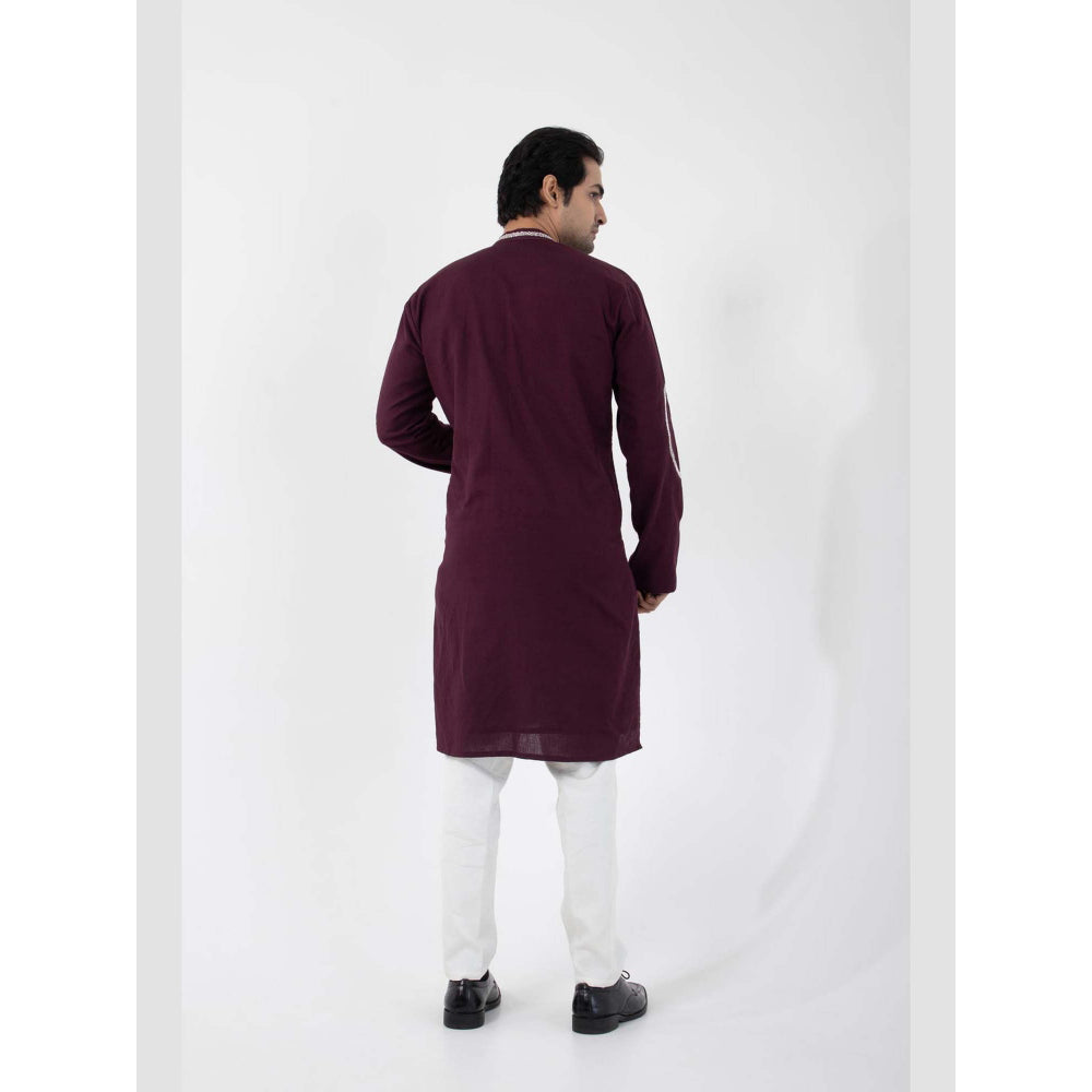 SMRITI Maroon Bliss Kurta with Pant